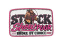 Texture build pink sheep hat patch 