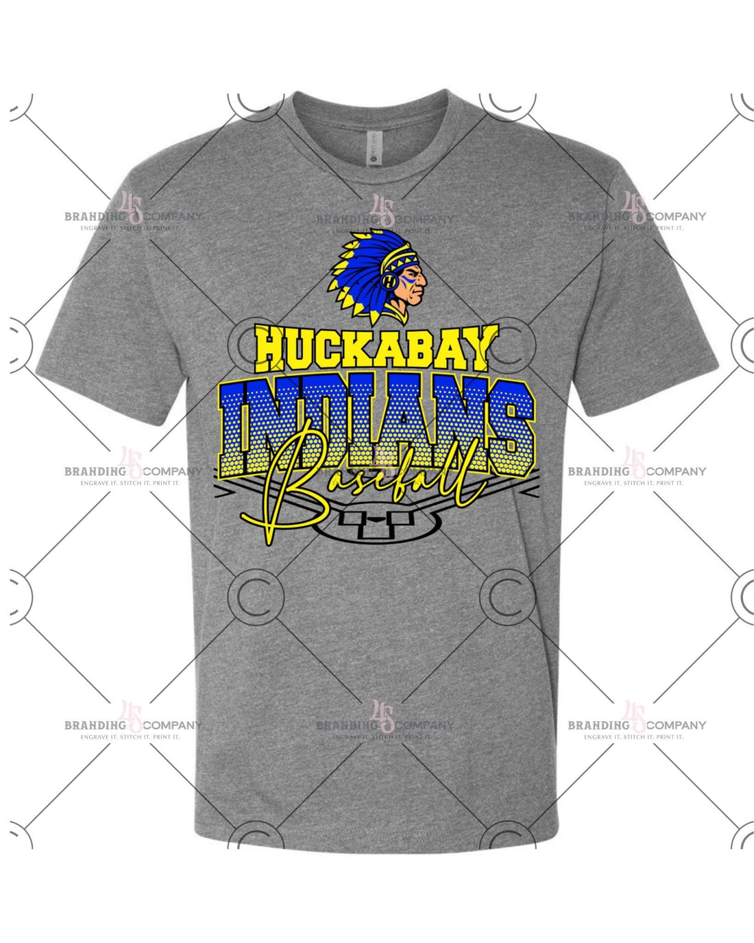 Huckabay Indians Baseball Shirt