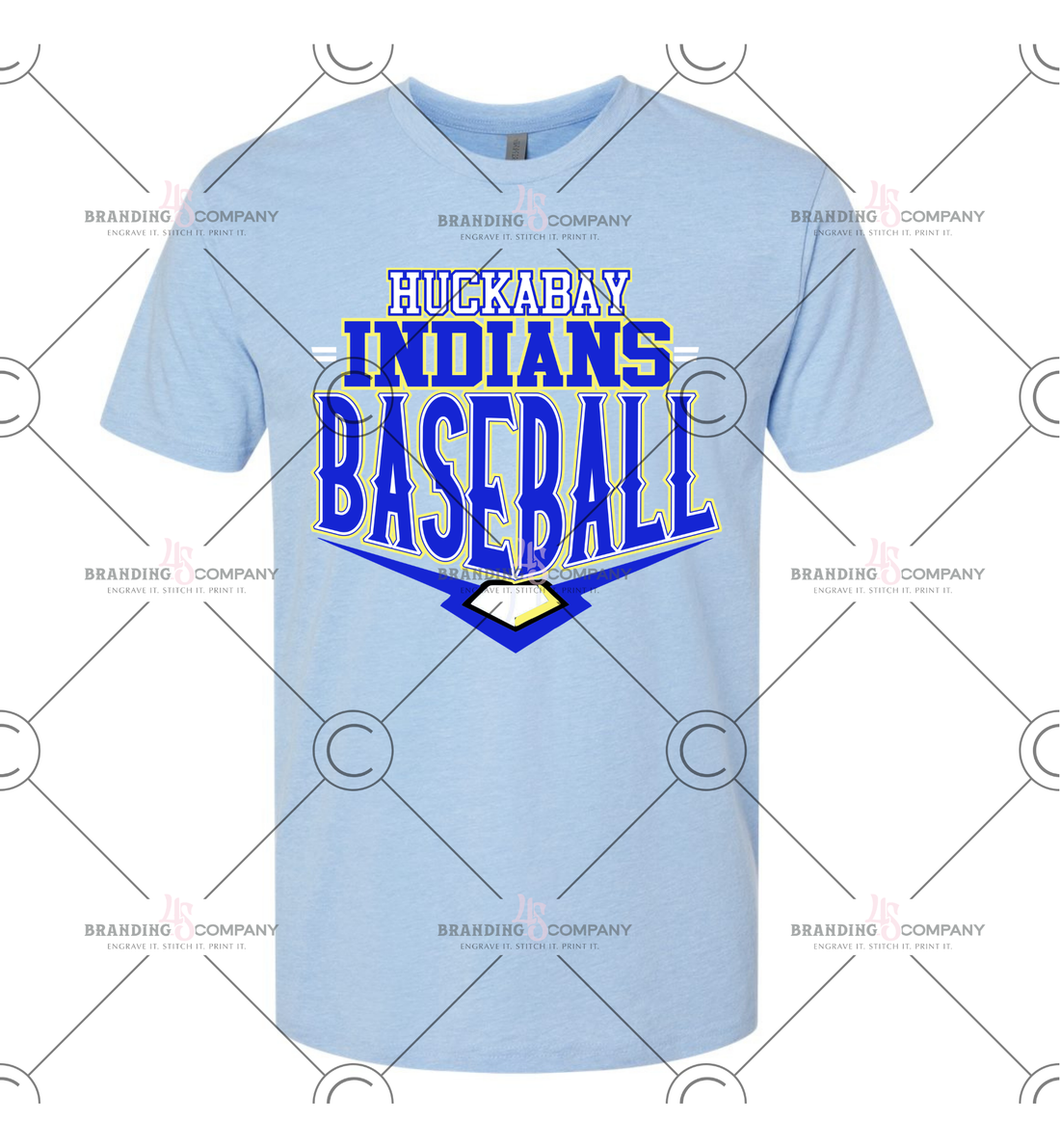 Huckabay Indians Baseball Shirt