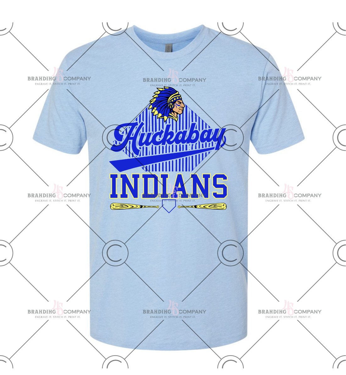 Huckabay Indians Baseball Shirt